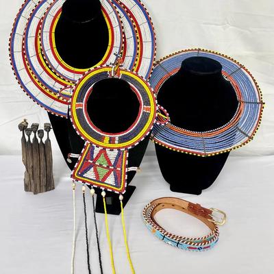 African Traditional Maasai Beadwork And Southwestern Belt