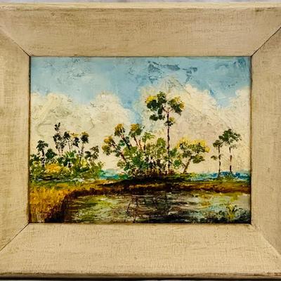 Serene Marsh Landscape by Gladys Ross, 1972