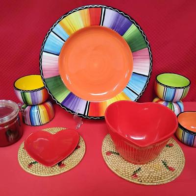 Colorful Kitchen Nancy Green Ceramic Set