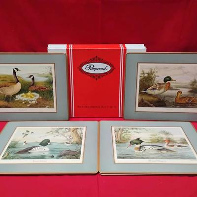 Vintage Pimpernel 4 Traditional Water Bird Placemats 2 Sets 