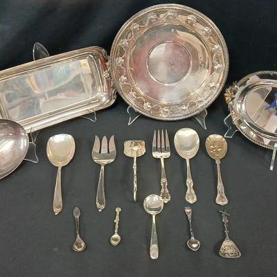 Silver Plated Serving Pieces & Flatware