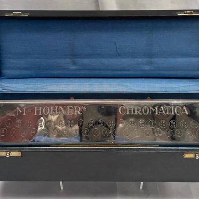 M. Hohner's Double Bass Chromatica Harmonica, SN 265