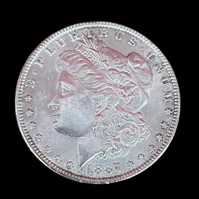 1887 Morgan Silver Dollar – Liberty Head and Eagle Design