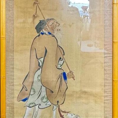 Jurōjin kakemono