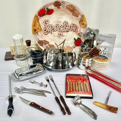 Eclectic Vintage Kitchen & Serveware Collection (20+ Pieces)