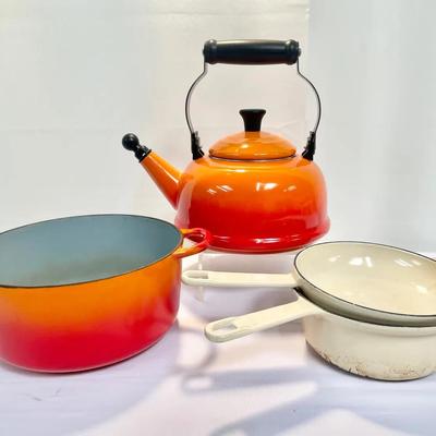 Le Creusete Flame & Enameled Cast Iron Cookware 