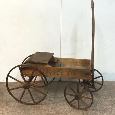 Antique Daisy Child’s Wagon