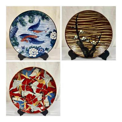Porcelain & Ceramic Japanese Display Platters