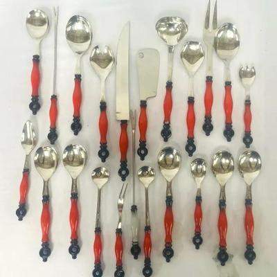 22-pc Set MCM Hagen Rostfrei Serving