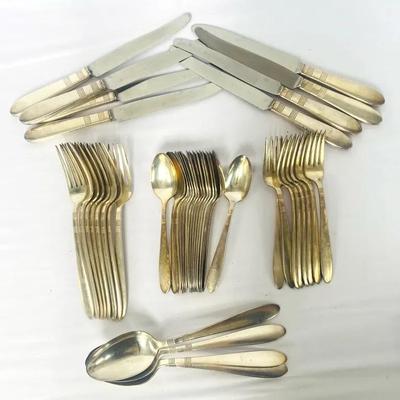 44-pc Set Roger’s Stainless Flatware 