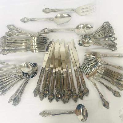 49-pc Set Roger’s Floral Flatware 