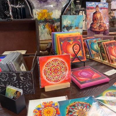 Sale Photo Thumbnail #5: Art from Local Artist on canvas and metal