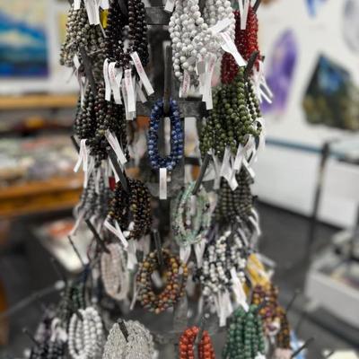 Sale Photo Thumbnail #34: Large variety of beaded bracelets (multiple sized beads - 4mm, 6mm, 8mm)