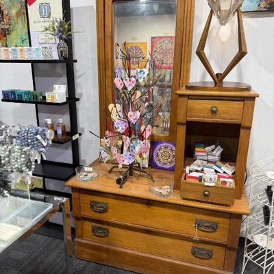 Sale Photo Thumbnail #40: Vintage Finds (East Lake Dresser with mirror)