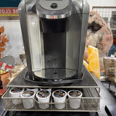 used kuerig coffee machine with stand