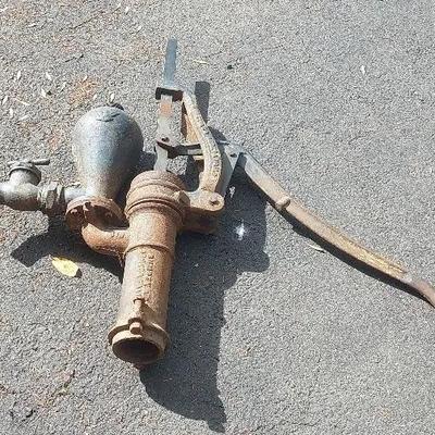 Antique Cast Iron Hand Water Pump – Fairbury Windmill Co. Illinois
