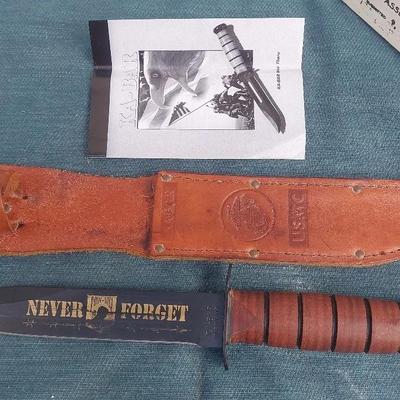 USMC K-Bar Knife. POW
