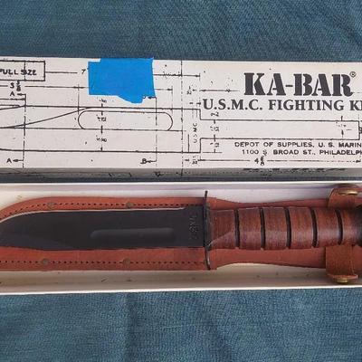 USMC K-Bar Knife. Vietnam 