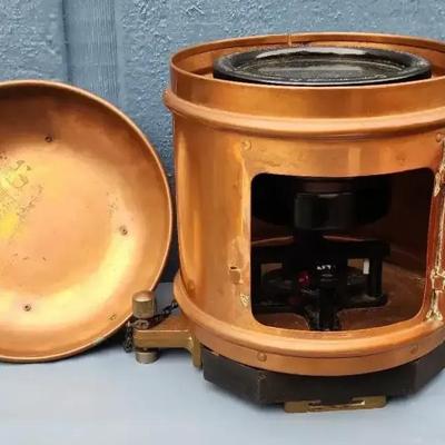 Wm. Welch Mfg. Co. Boat Compass, c.1920 – Copper & Brass Maritime Compass

