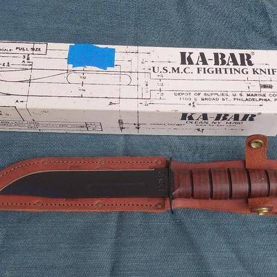 USMC K-BAR Knife. Peace