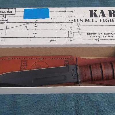 USMC K-Bar Knife. Iraq 