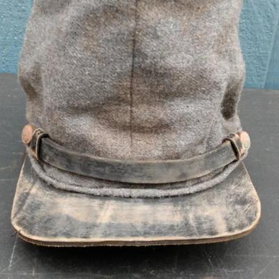 Confederate Style Civil War Era Kepi Cap with “CSA” Buttons
