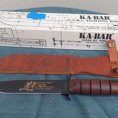 USMC K-BAR Knife. Korea
