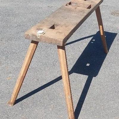 Vintage Kentucky Wooden Workbench 