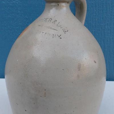 Antique Stoneware Jug – Burger & Lang Rochester, N.Y.

