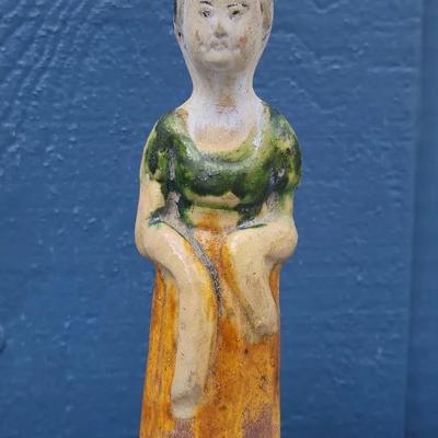 Tang-Style Glazed Pottery Tomb Figure Reproduction

