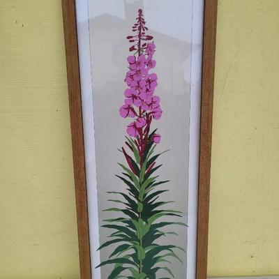 Signed Fireweed Art Print