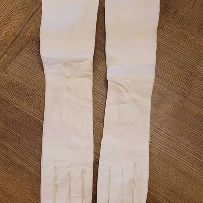 Vintage Max Mayer's Kid Leather Opera Gloves