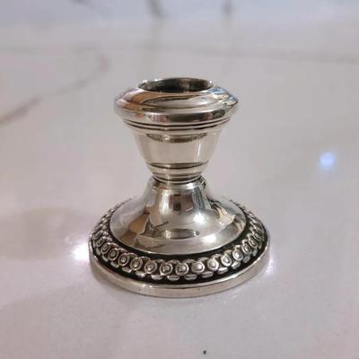 LaPierre Vintage Sterling Silver Weighted Candle Holder