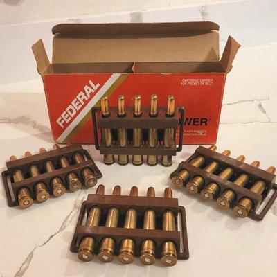 Vintage 375 Magnum Ammunition Full Box