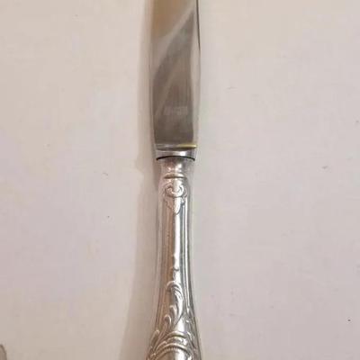 Silver Plate Butter Knife From The Historic Hotel Gehrhus Berlin, Germany 1950s