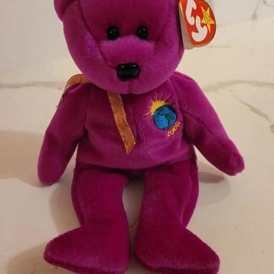 TY Millenium Beanie Baby January 1st 1999