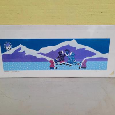 Jacquie Estischek Signed Print Arctic Celebration 470/950