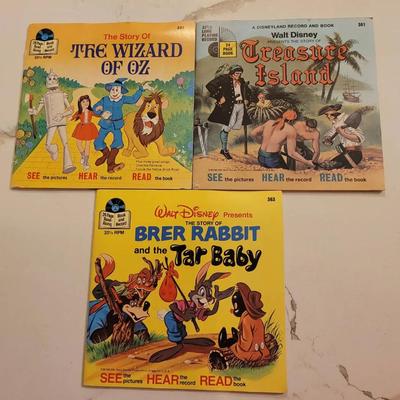 Vintage Disney See Hear Read Book & Record 3