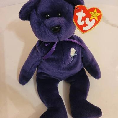 TY Beanie Baby Princess Dianna Commemorative 1997