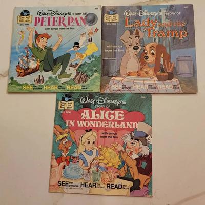 Vintage Disney See Hear Read Book & Record 4