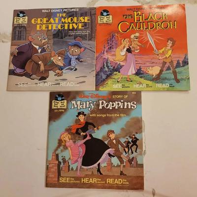 Vintage Disney See Hear Read Book & Record 1