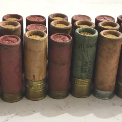 Antique 12 Gauge Collectable Shotgun Shells 2 - Not for Firing