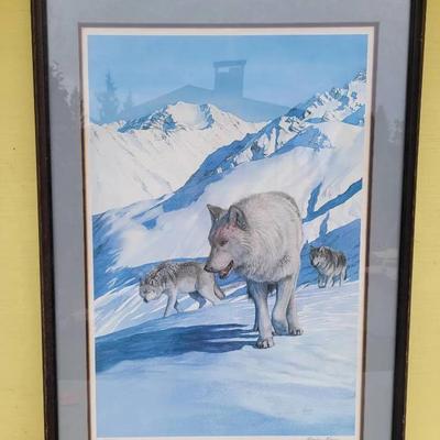 Signed Limited Edition Art Print by Alaskan Artist Charles Gause