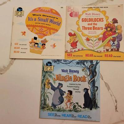 Vintage Disney See Hear Read Book & Record 5