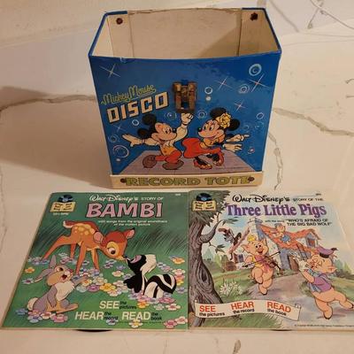 Vintage 1977 See Hear Read Book & Record Plus Box
