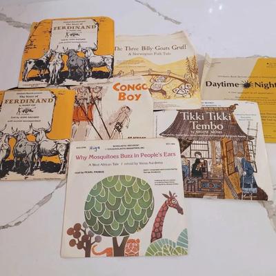 Vintage Scholastic Book Vinyl Record