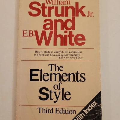 The Elements Of Style Third Edition Copyright 1979