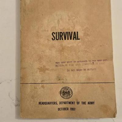 FM 21-76 Department Of The Army Field Manual Survival 1957