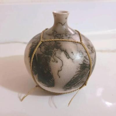 Native American Navajo Horse-Hair Pottery