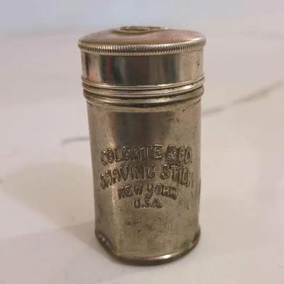 Vintage Colgate And Co. Shaving Stick Tin Case 1920-1940